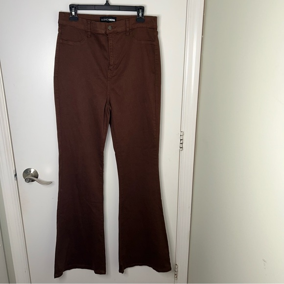 Fashion Nova Pants - Fashion Nova | chocolate brown high waisted wide leg pants | size 15